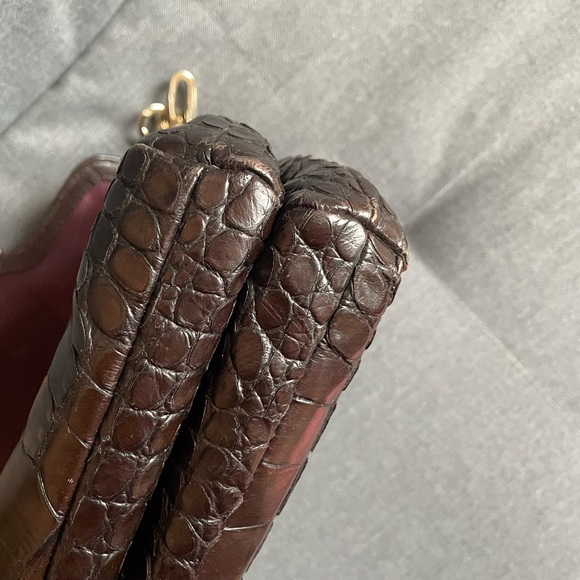 Coach Madison shoulder bag embossed croc espresso - Picture 13 of 16